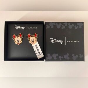 Disney x Baublebar Halloween Devil Mickey Mouse Earrings